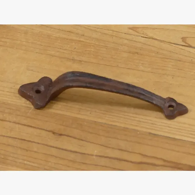 RUSTIC CAST IRON HANDLE 6" LONG