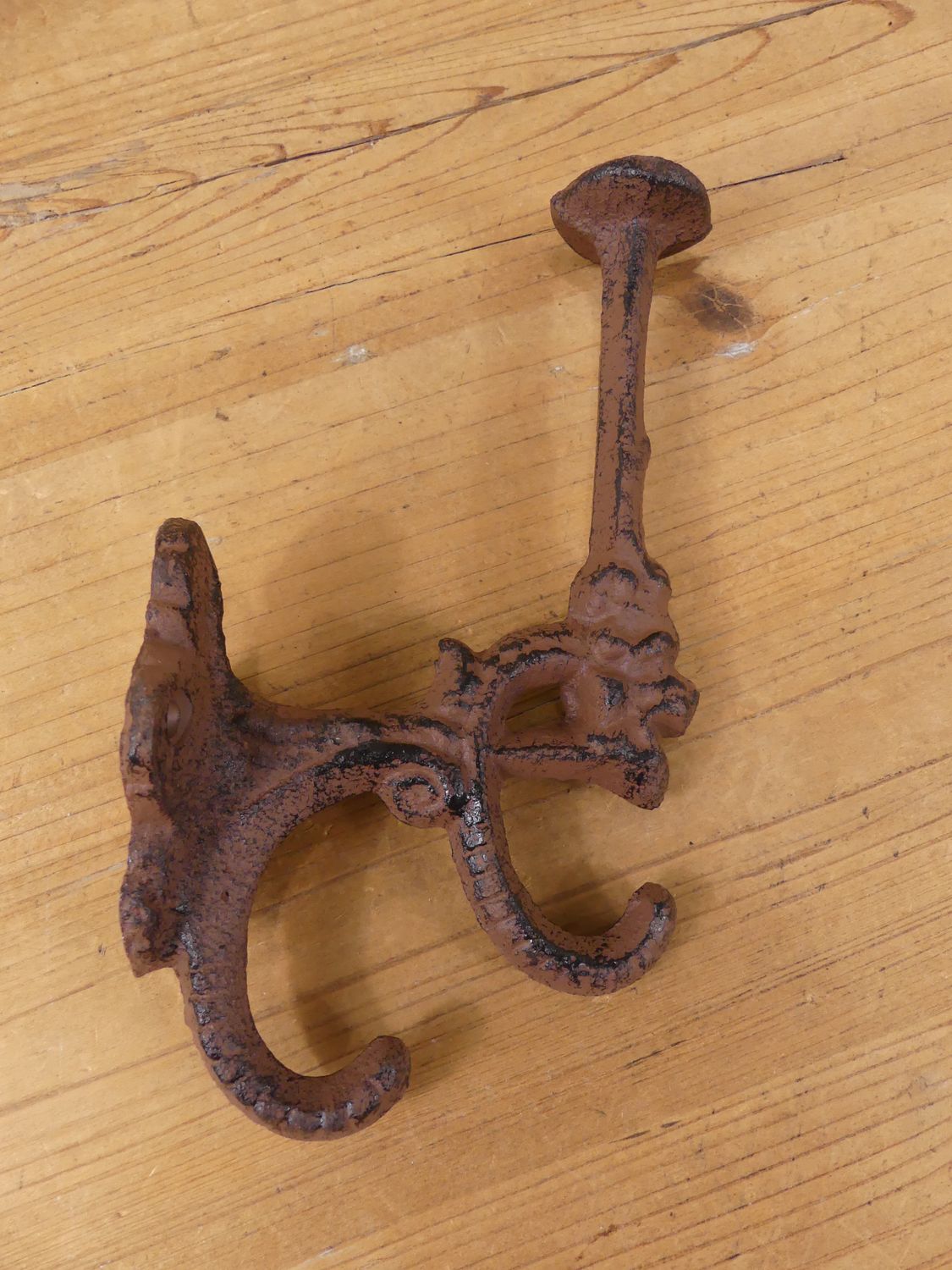 LARGE RUSTIC VICTORIAN ORNATE HOOK