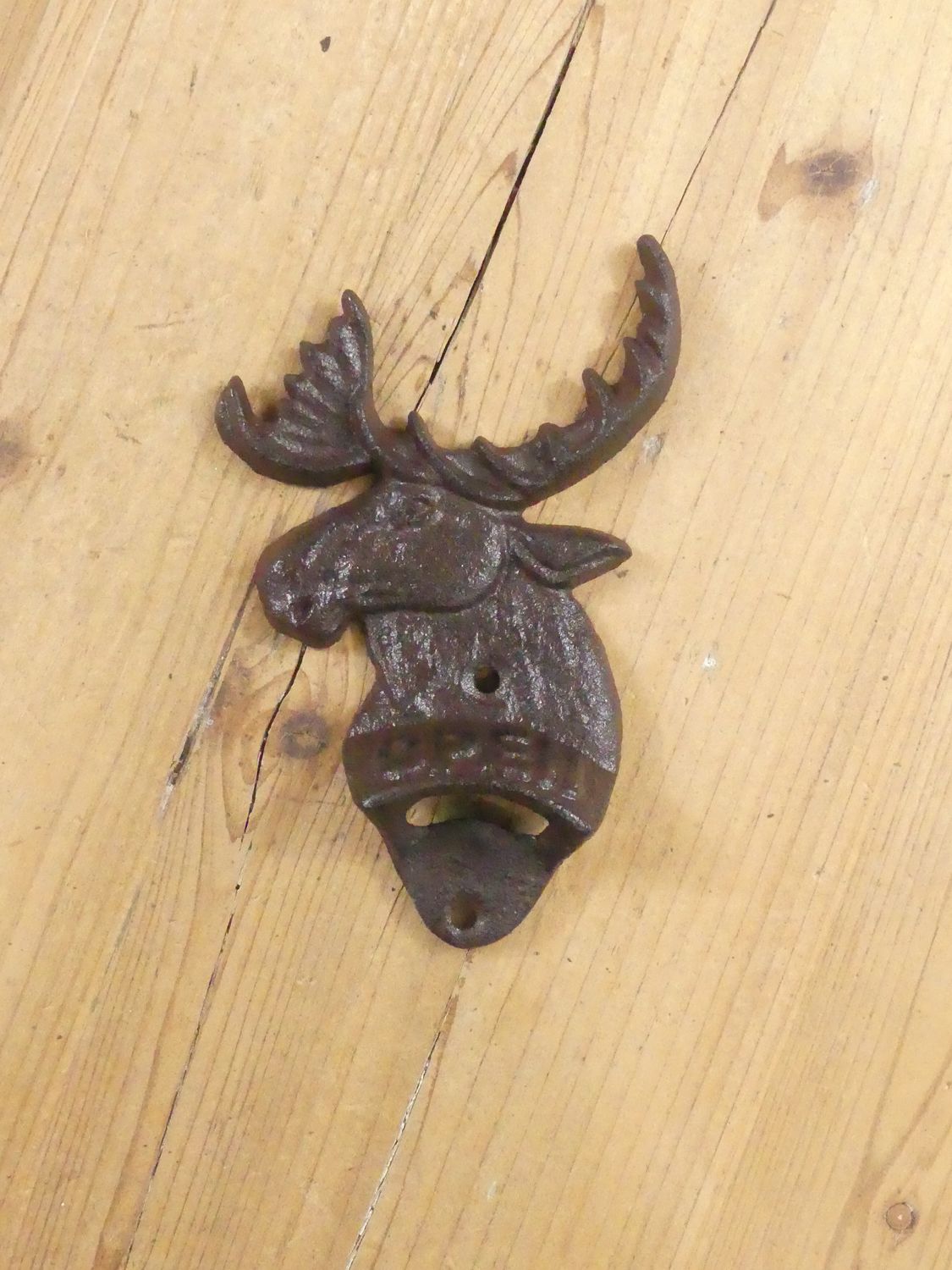 Moose Cast Iron Bottle Opener