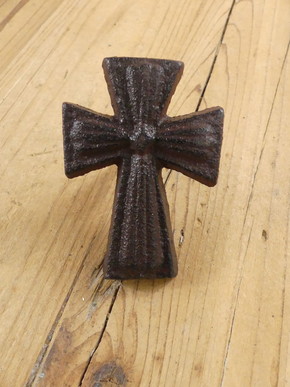 Cast Iron Cross Drawer Pulls with Screws
