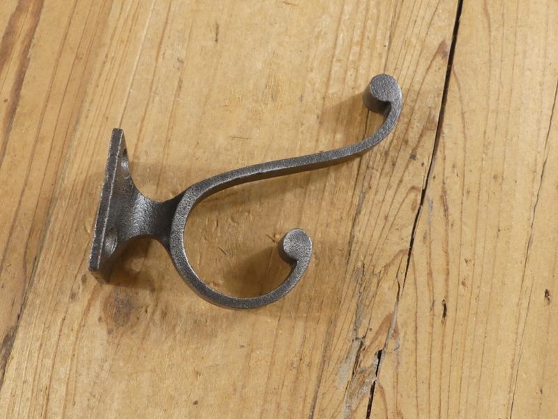 Iron Coat Hook, 3 1/2"