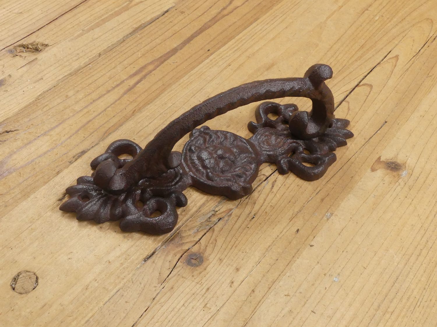 LARGE RUSTIC DOOR HANDLE,  9" LONG