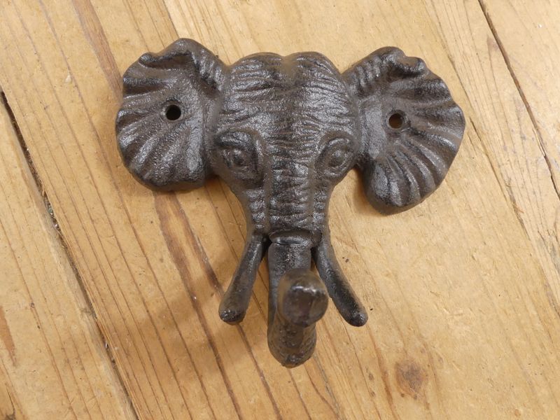 Cast Iron Elephant Hook