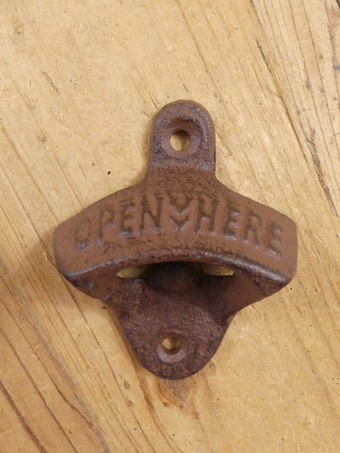 "Open Here": A Vintage-Styled Cast Iron Bottle Opener