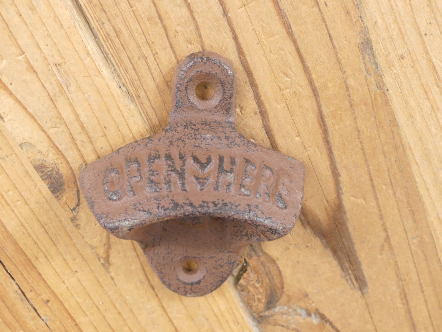 "Open Here": A Vintage-Styled Cast Iron Bottle Opener