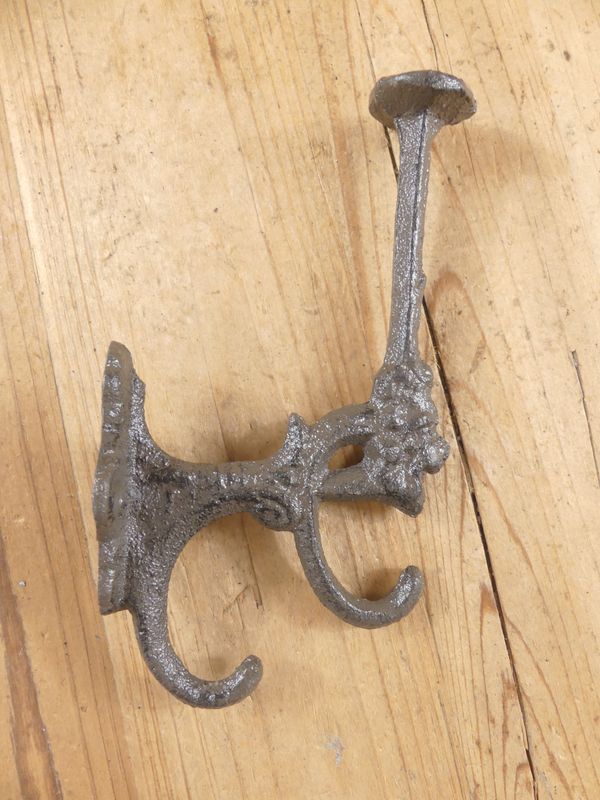 LARGE RUSTIC VICTORIAN ORNATE HOOK