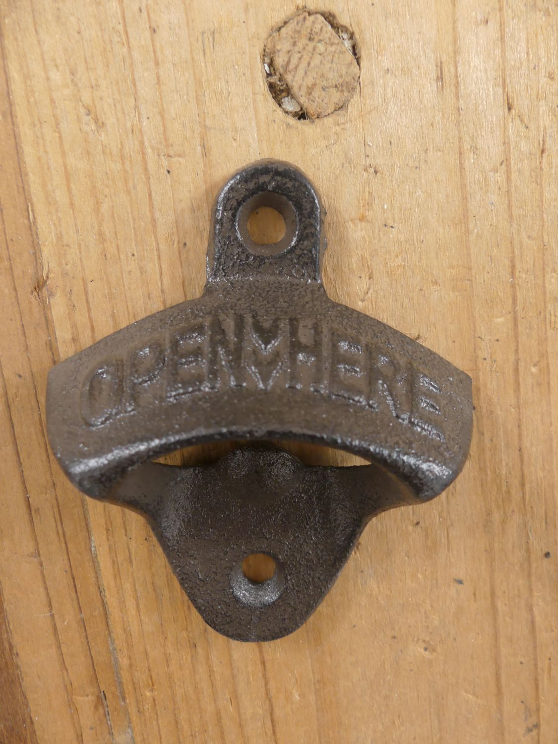 "Open Here": A Vintage-Styled Cast Iron Bottle Opener