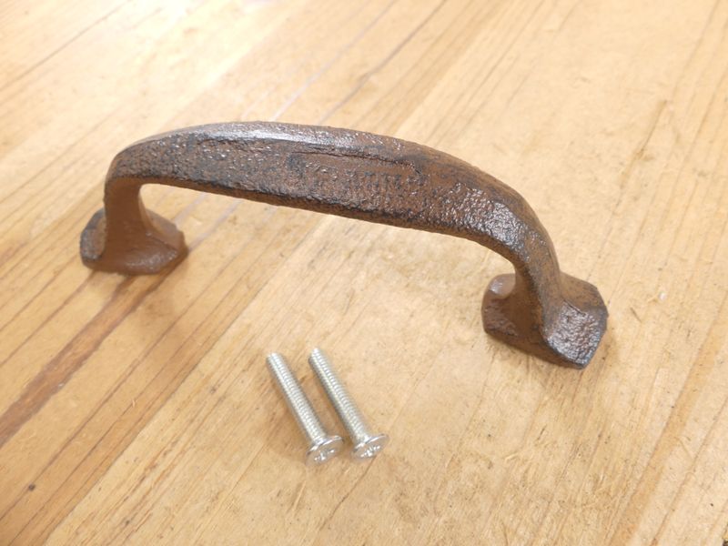 Rustic Cast Iron Handles 5 1/4"