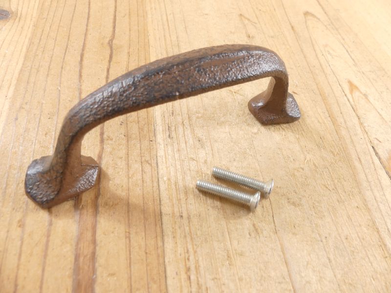 Rustic Cast Iron Handles 5 1/4"