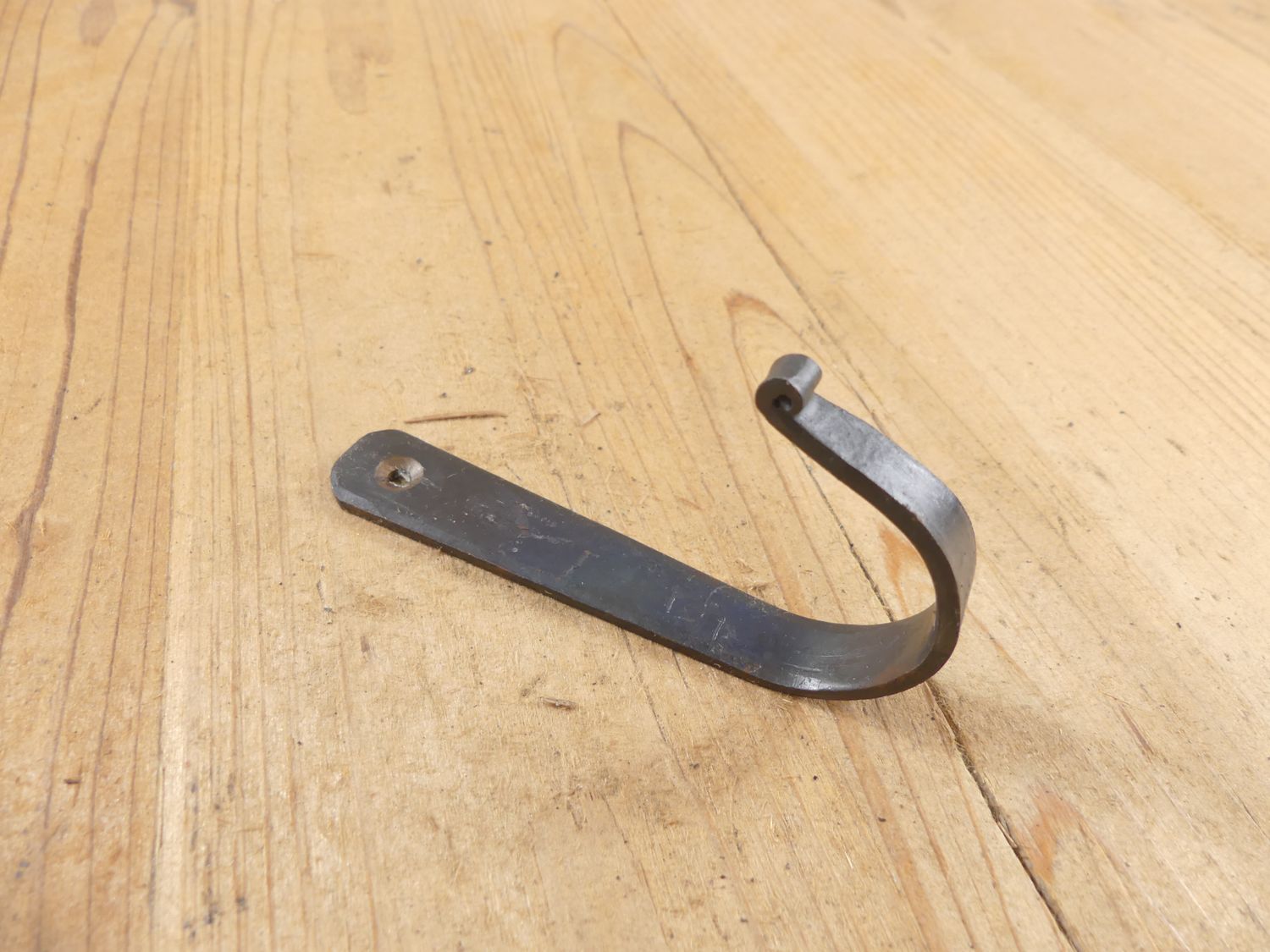 HAND FORGED PRIMITIVE U-SHAPE HOOK