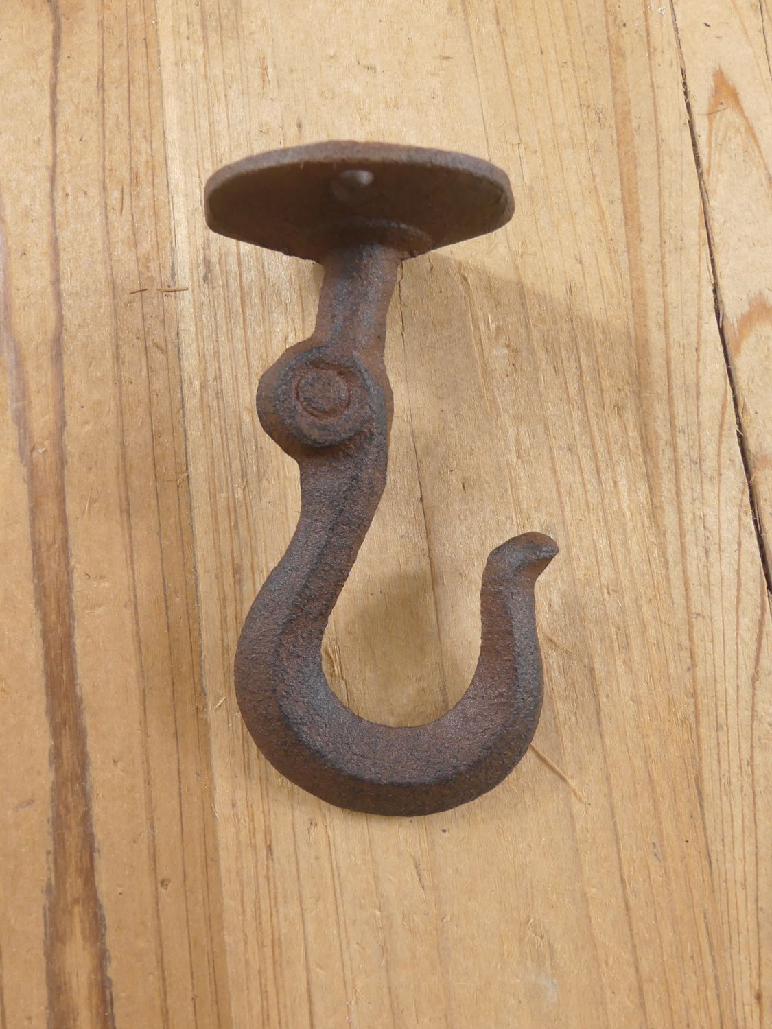Cast Iron Ceiling Hook Rustic Farmhouse Decor