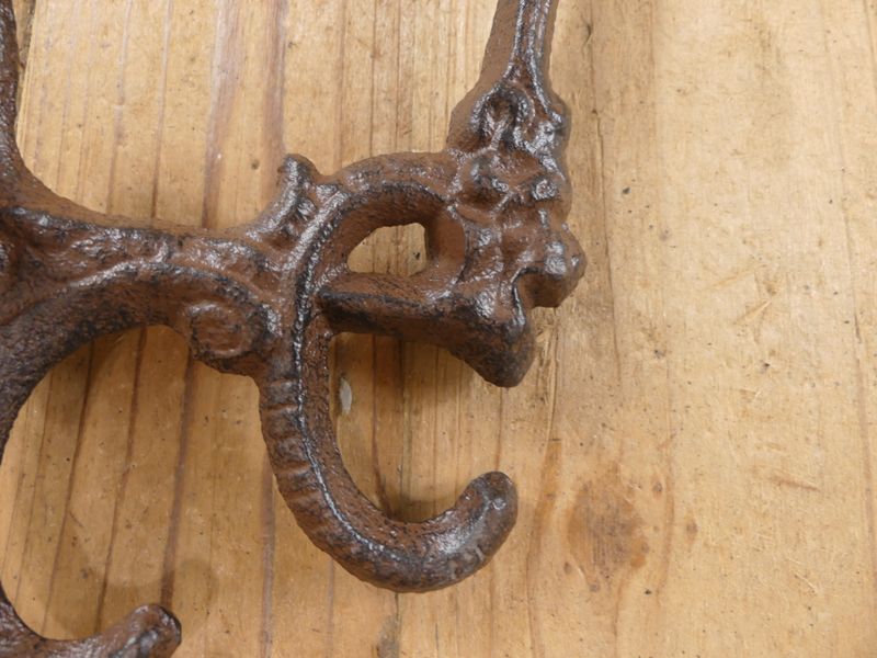 LARGE RUSTIC VICTORIAN ORNATE HOOK