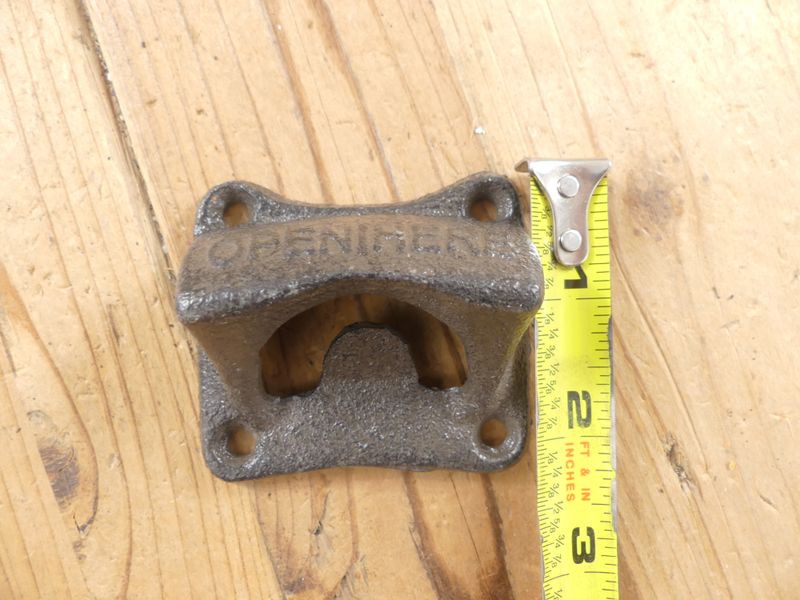 OPEN HERE BLOCK STYLE / INDUSTRIAL BOTTLE OPENER
