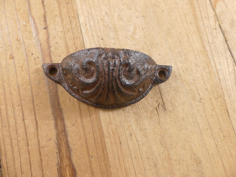 Cast Iron Cup Drawer Pull