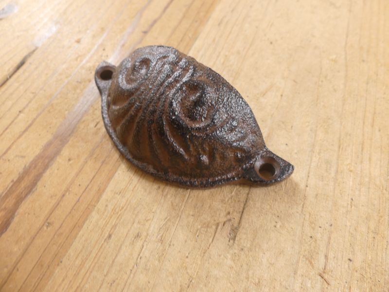 Cast Iron Cup Drawer Pull