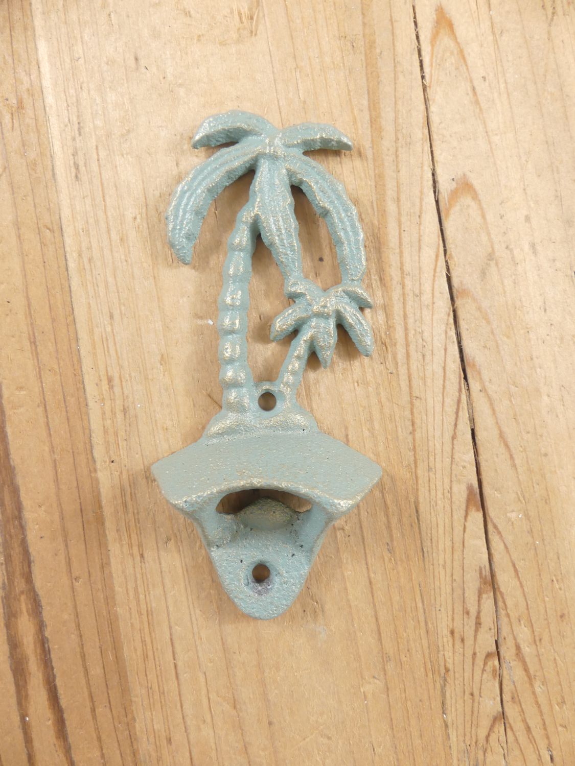 CAST IRON PALM TREE BOTTLE OPENER