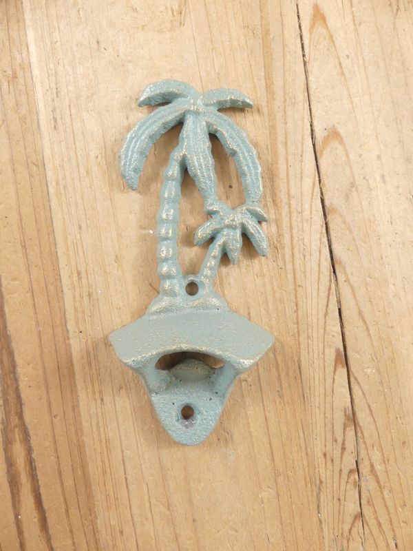 CAST IRON PALM TREE BOTTLE OPENER