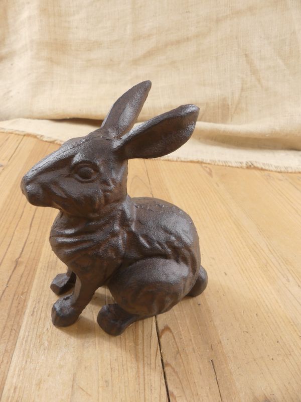 Unique Cast Iron Rabbit Figure for Your Home Unique Cast Iron Rabbit Figure for Your Home