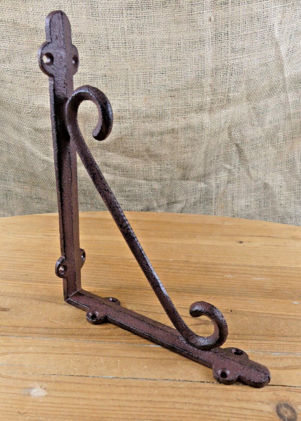 CAST IRON BRACKETS 9 1/2 " X 7 3/4"