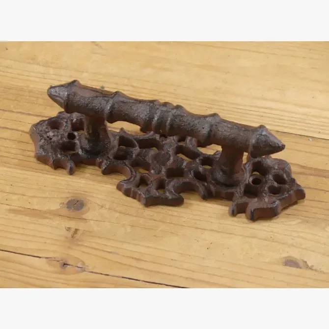 CAST IRON VICTORIAN 6 1/2 CAST IRON VICTORIAN 6 1/2" FANCY HANDLE