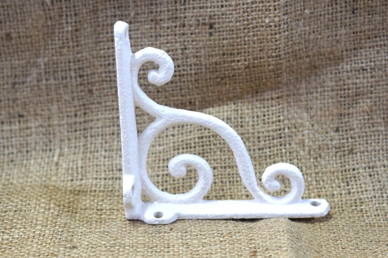 CAST IRON WHITE 4 CAST IRON WHITE 4" X 4" BRACKET