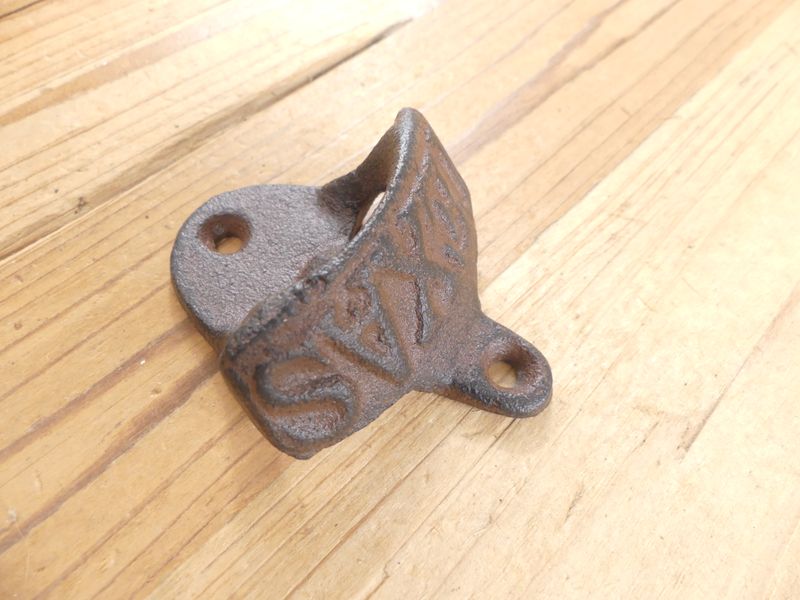 CAST IRON TEXAS WALL MOUNTED BOTTLE OPENER