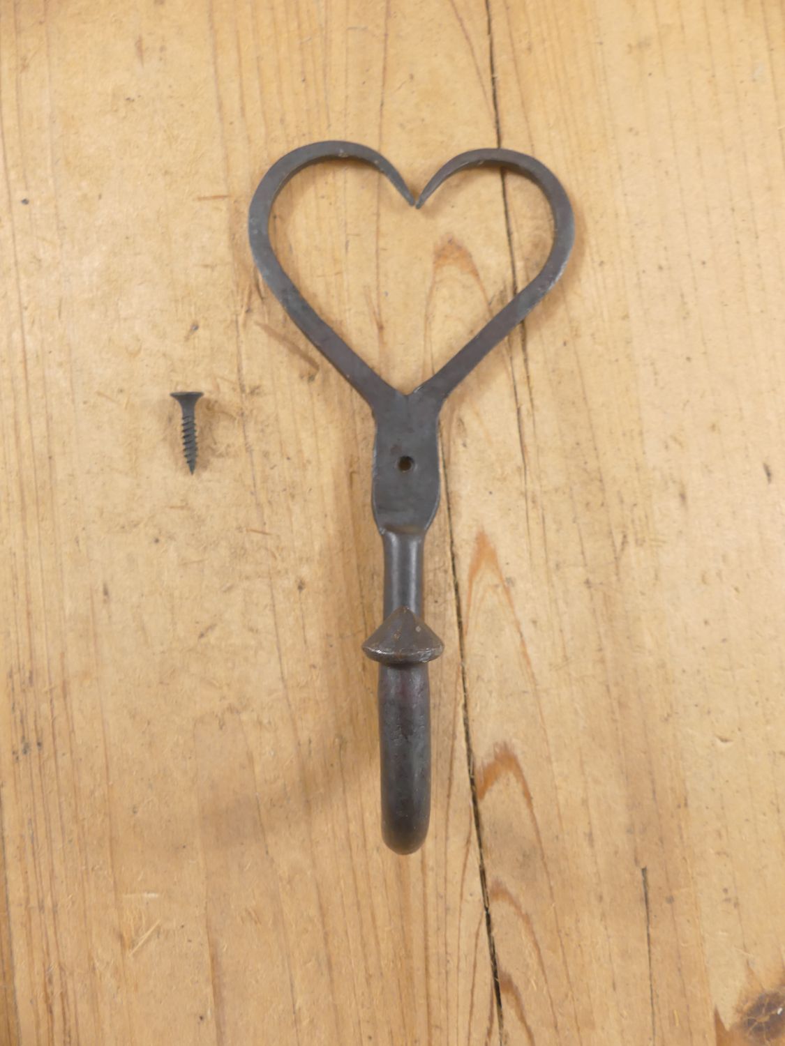 Hand Forged Heart Hook Hand Forged Heart Hook