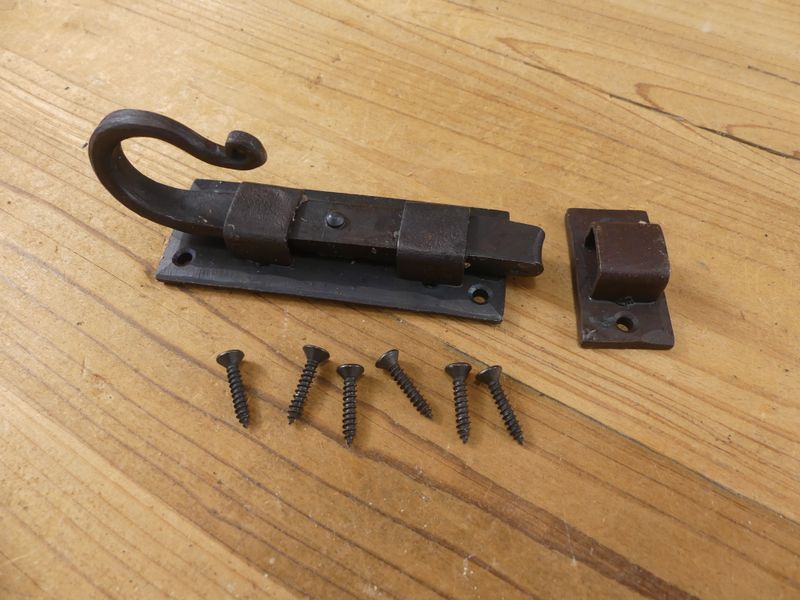 SLIDING LOCK AND LATCH , 4 5/8" LONG