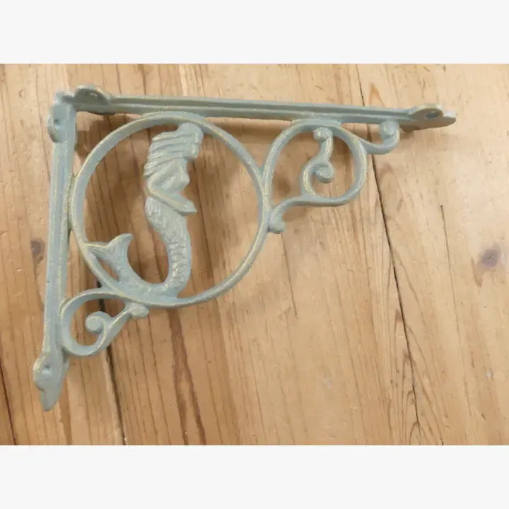 Cast Iron Nautical Mermaid Bracket