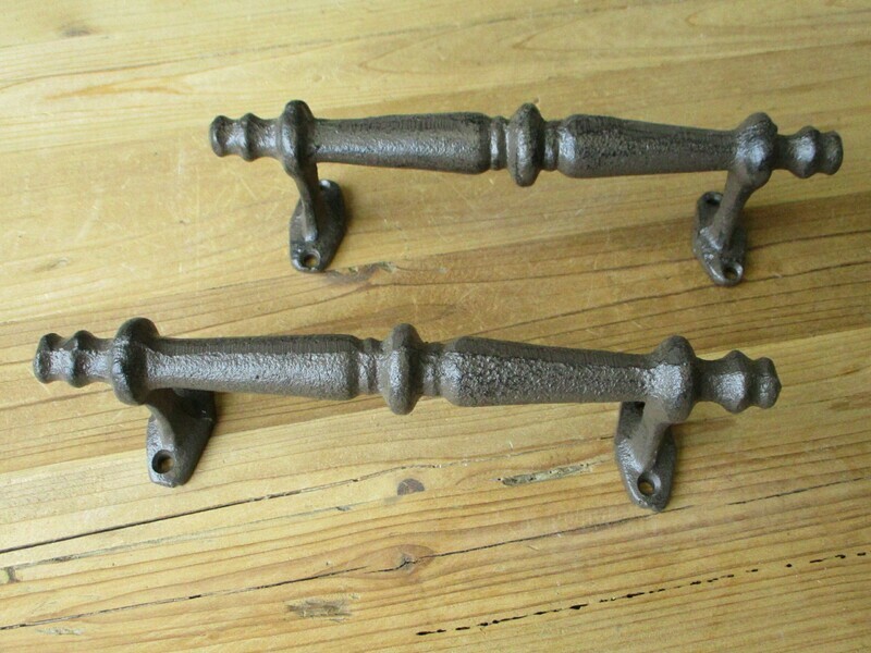 LARGE RUSTIC DOOR HANDLE, 9 LARGE RUSTIC DOOR HANDLE, 9" LONG