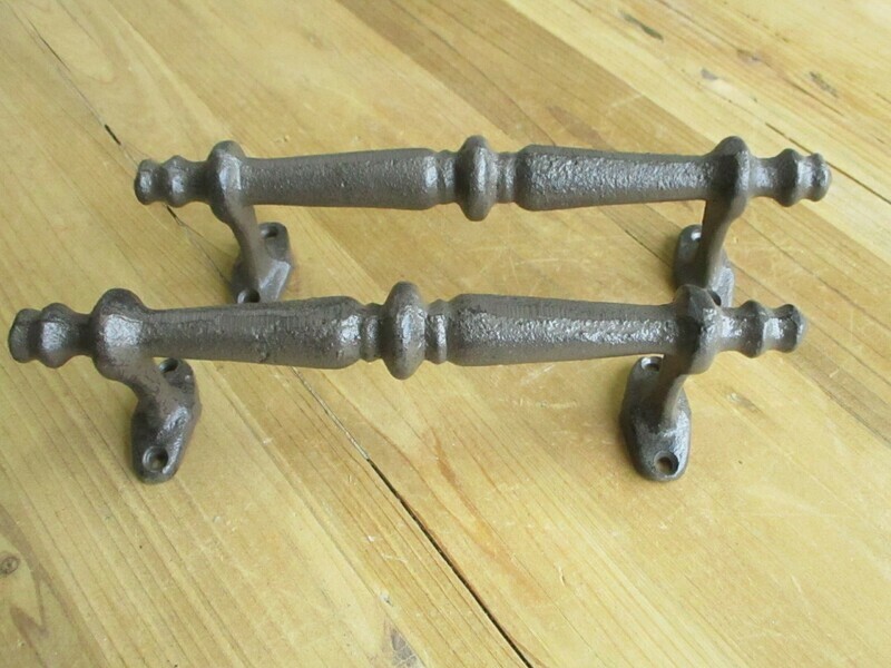 LARGE RUSTIC DOOR HANDLE, 9" LONG