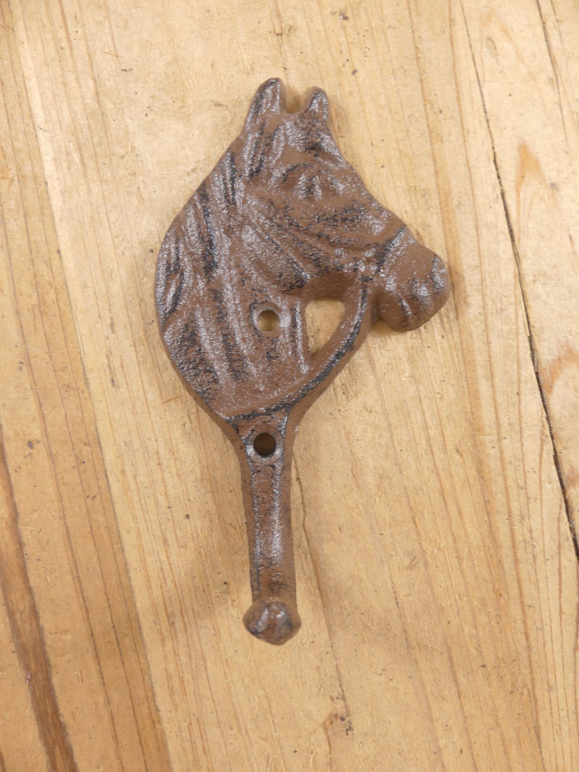 RUSTIC HORSE HEAD HOOK