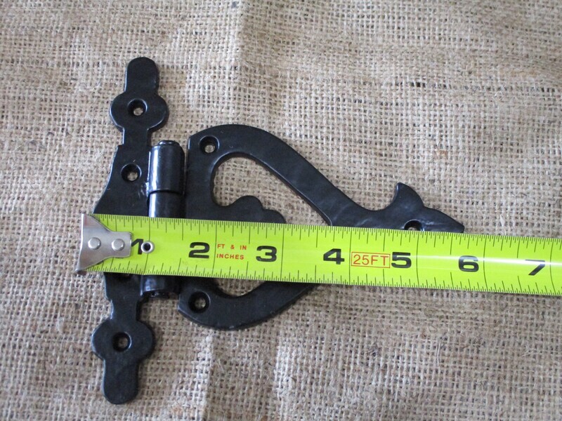 CAST IRON CABINET HINGE 6" VINTAGE STYLE LARGE FARMHOUSE