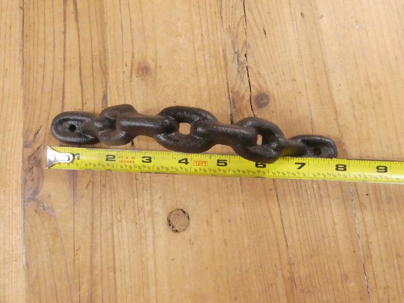 RUSTIC CAST IRON CHAIN HANDLES