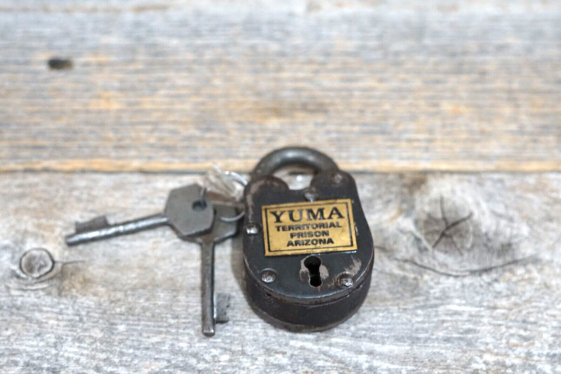 SMALL  "YUMA" TERRITORIAL PRISON ARIZONA"  LOCK