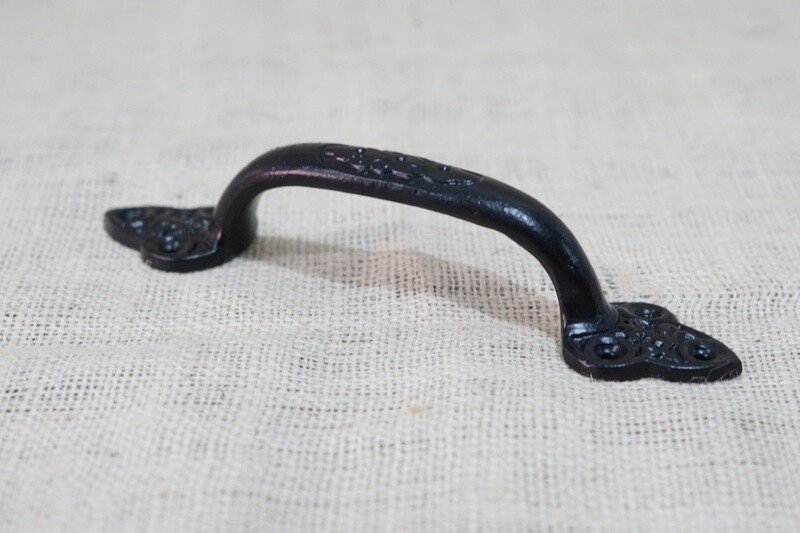 Large Cast Iron Vintage Style Handle, 8 1/4"