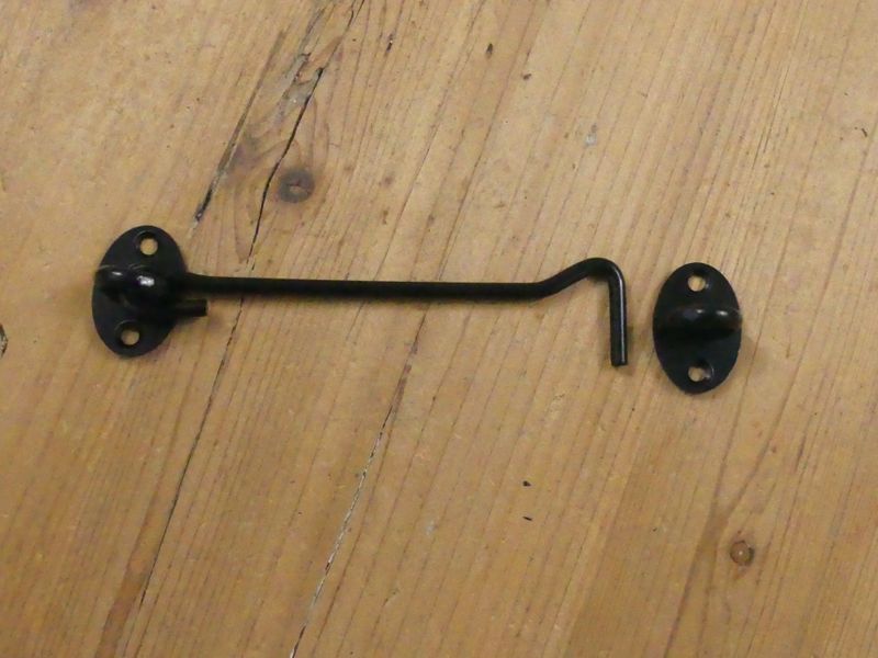 Steel Hook and Eye Latch 6"