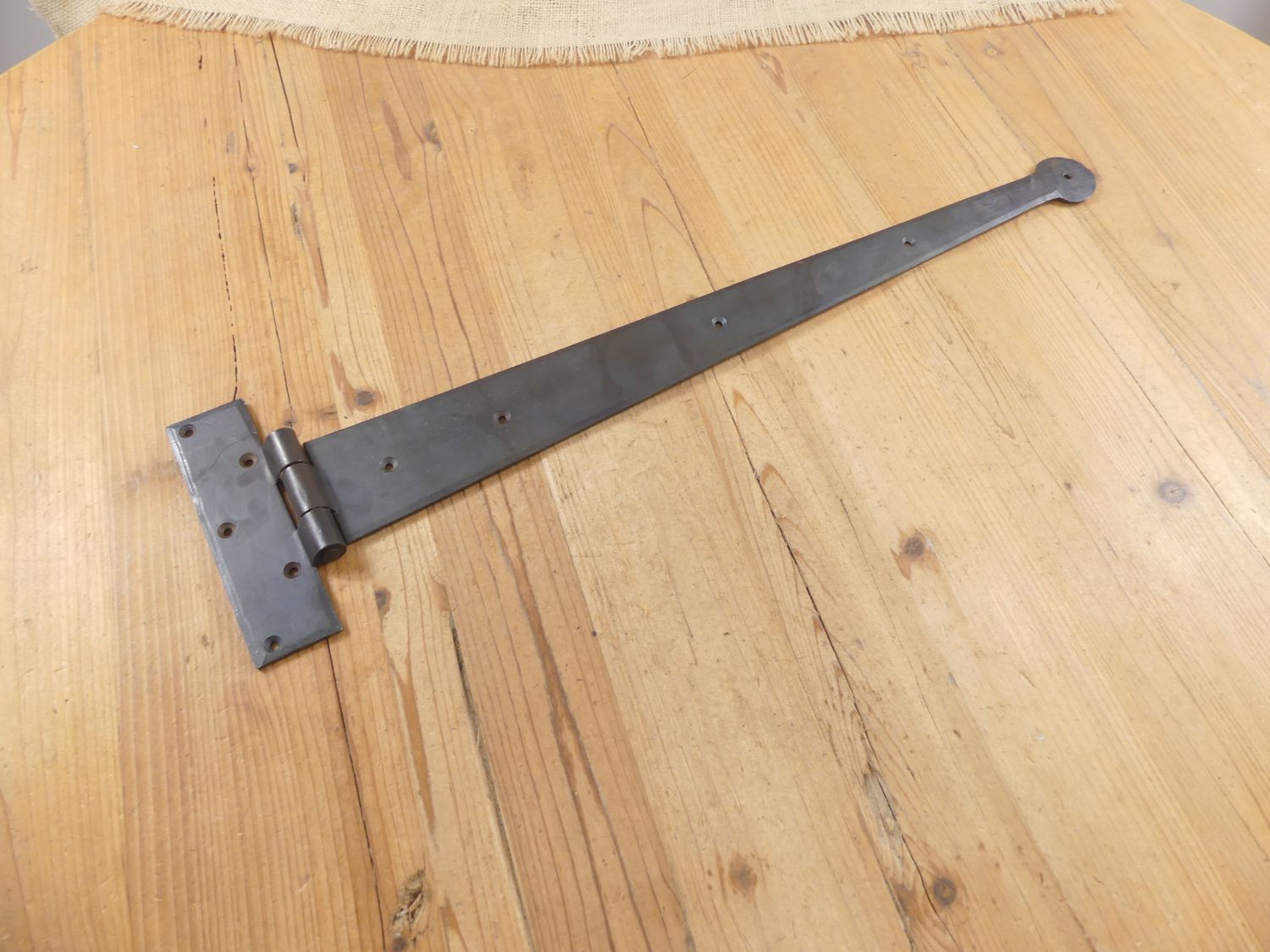 Extra Long 24 Extra Long 24" Hand Forged T Hinges Round End