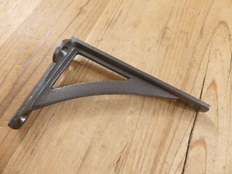 SMALL CAST IRON BRACKETS,  4 1/2" X 3"