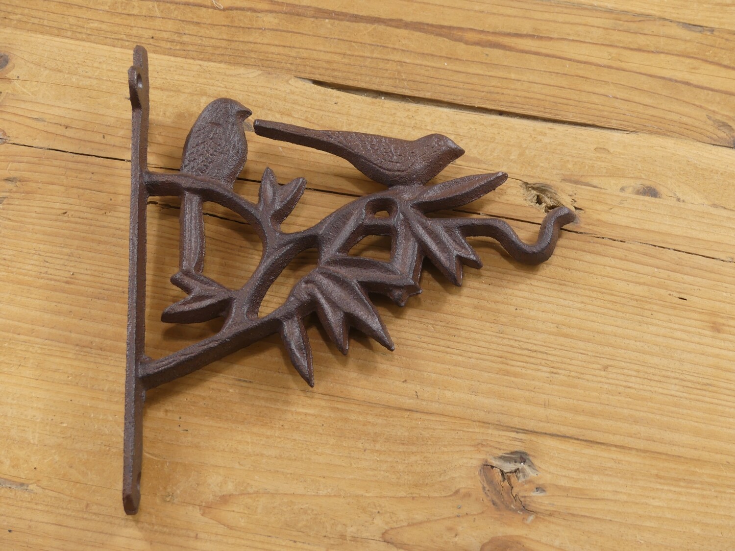 CAST IRON BIRD PLANT HANGER