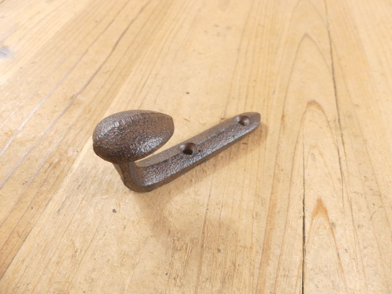 CAST IRON RAILROAD SPIKE HOOKS