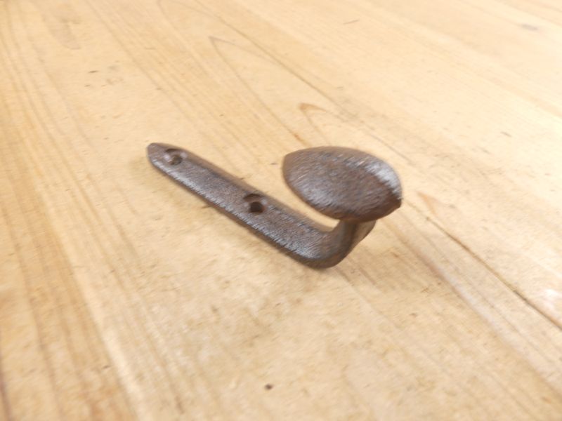 CAST IRON RAILROAD SPIKE HOOKS