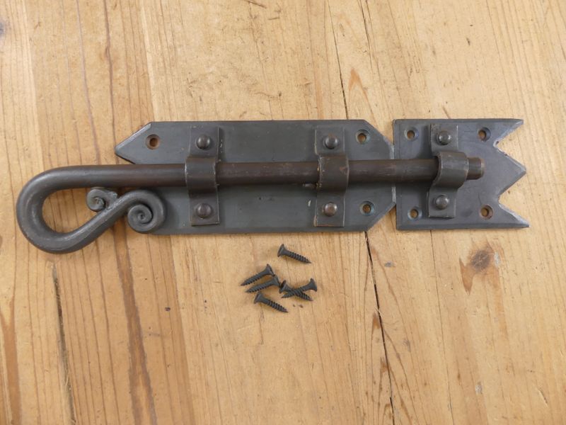 HEAVY DUTY SLIDING LATCH AND BOLT LOCK,  11.5" LONG