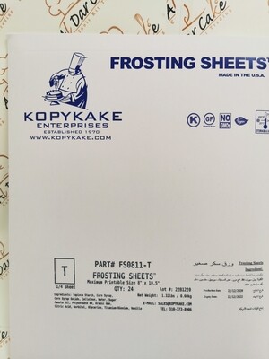 Frosting Sheets A4