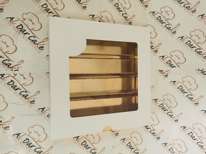 Sweet box with window and 4 lines