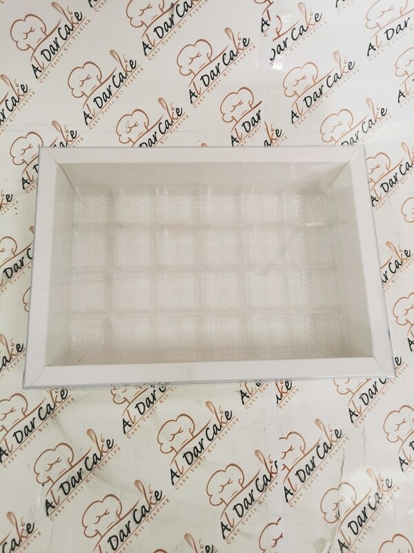 PVC Box 24 square divider
