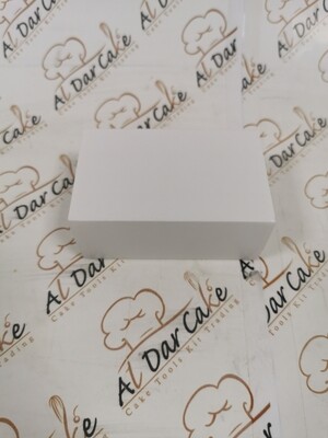 White small box 2 divider size 9.5x6x4cm