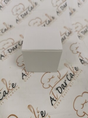 White mini box size 5x5x5cm