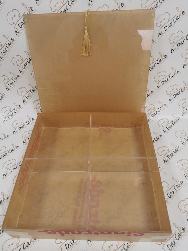  اكريليك بوكس مقسم قياس  30x30x6cm