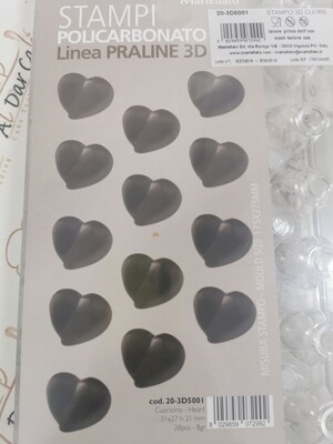 3D Heart Mould 20-3D5001